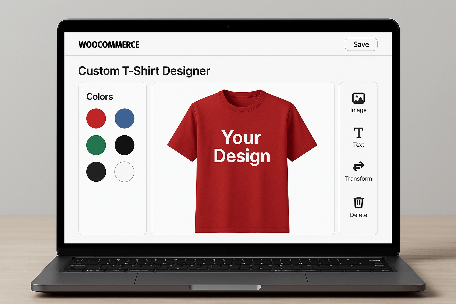 WooCommerce product customizer